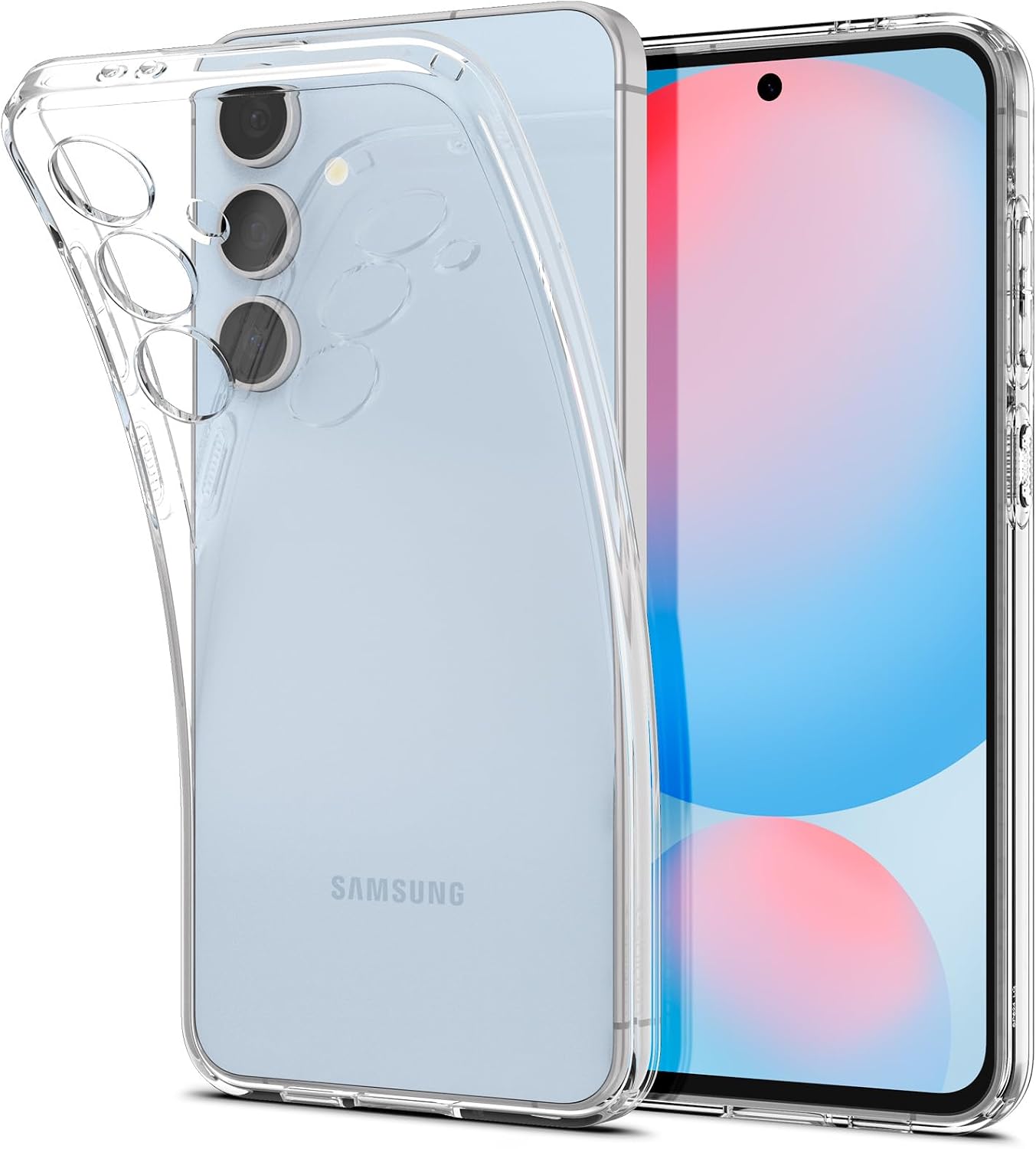 Galaxy S24 FE ile Uyumlu Şeffaf Kılıf Liquid Crystal Clear - ACS08616