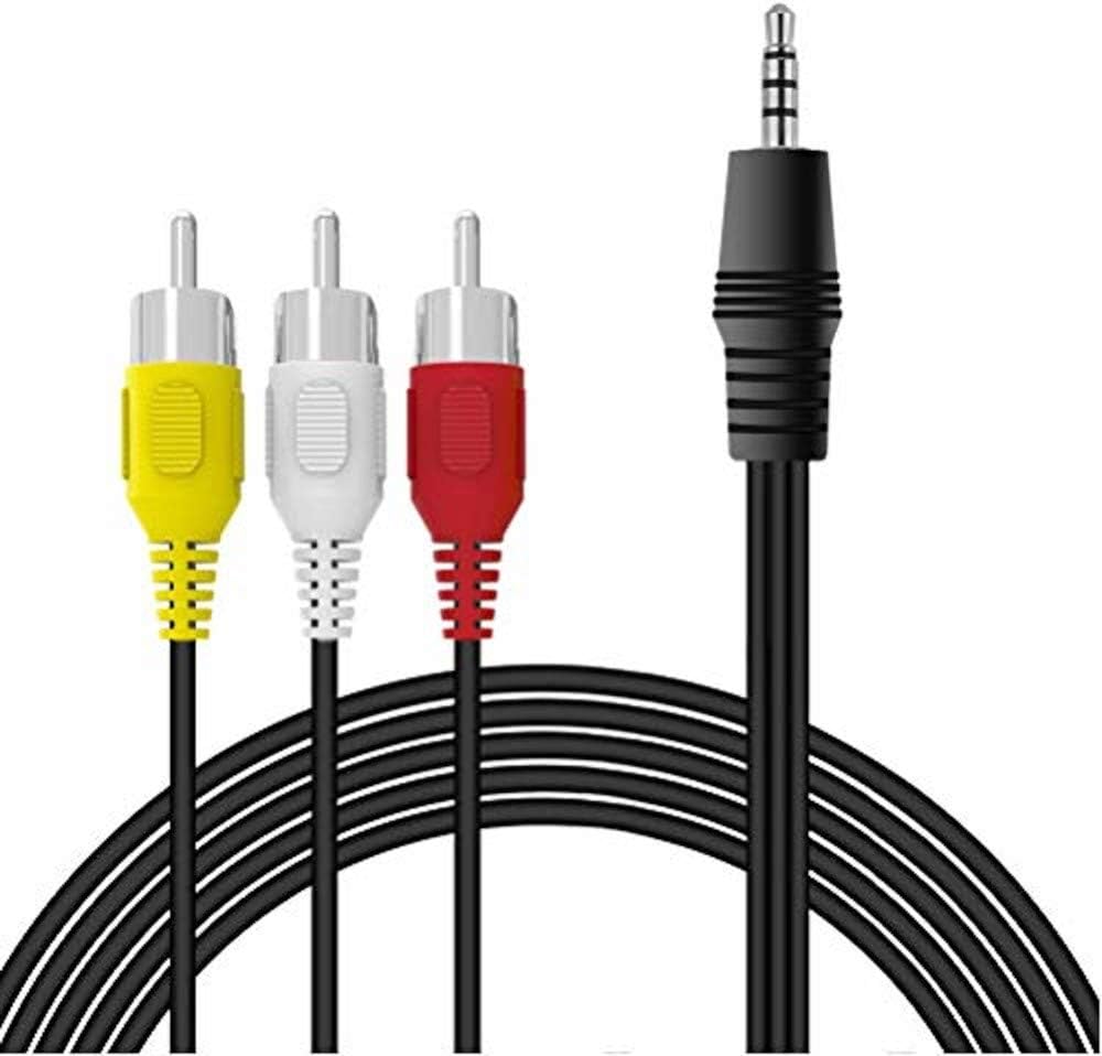 4824 3.5 mm Stereo To 3 Rca Dişi Tos Çevirici Dönüştürücü Ses Kablosu