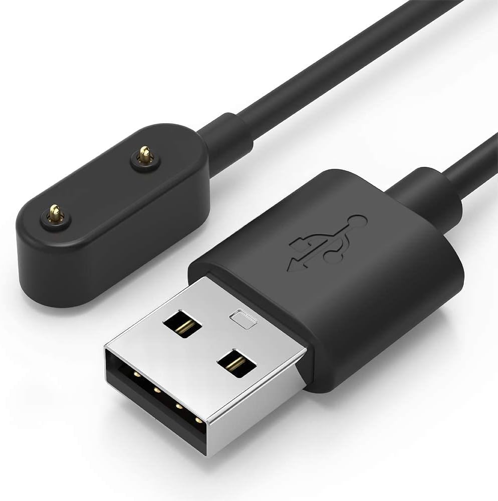 Huawei Children 4x ile uyumlu Akıllı Saat için Manyetik Usb Şarj Kablosu Huawei Children 4x ile uyumlu Kablo Siyah