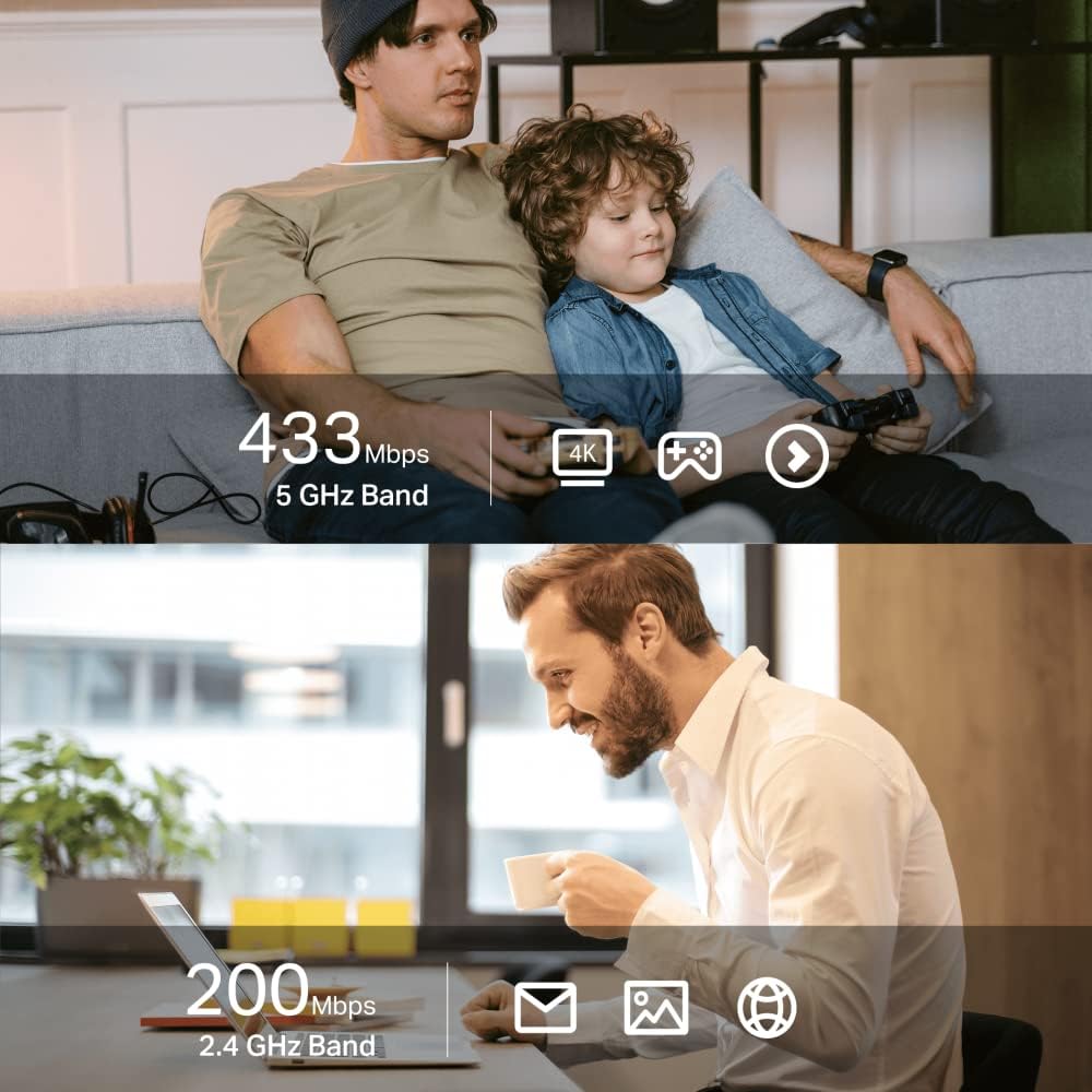 Archer T2UB Nano, AC600 Nano Wi-Fi Bluetooth 4.2 USB Adaptör