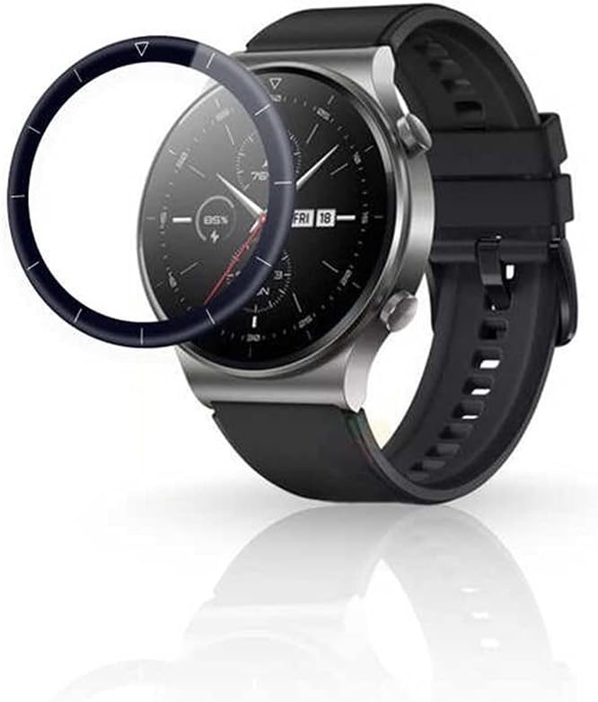 Huawei ile uyumlu Watch GT2 Pro PMMA Pet Saat Ekran Koruyucu Siyah