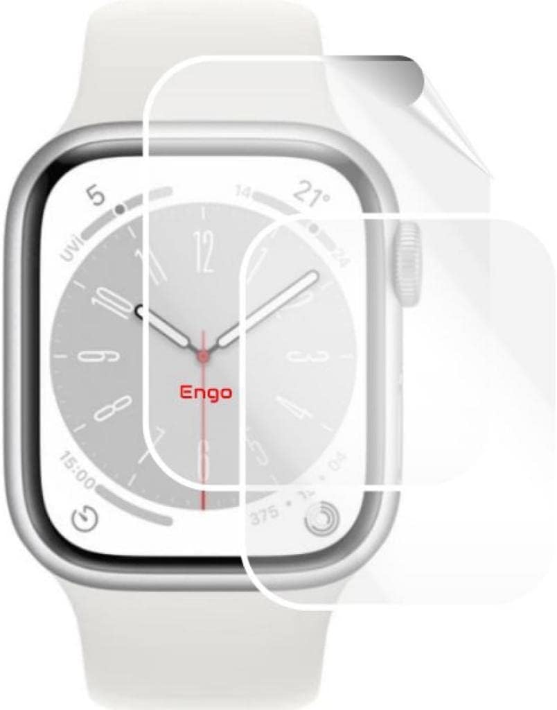 Apple Watch 8 41mm Esnek İle Uyumlu Ekran Koruyucu, Tam Kaplayan Akıllı Saat Koruması, Çizilmeye Dayanıklı Tpu Koruma 2 Adet, Hd Şeffaf