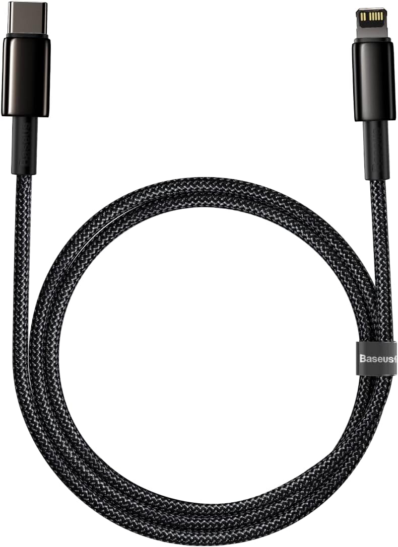 Tungsten Gold Hızlı Şarj Kablosu Type-C to iP PD 20W, 1m, Siyah