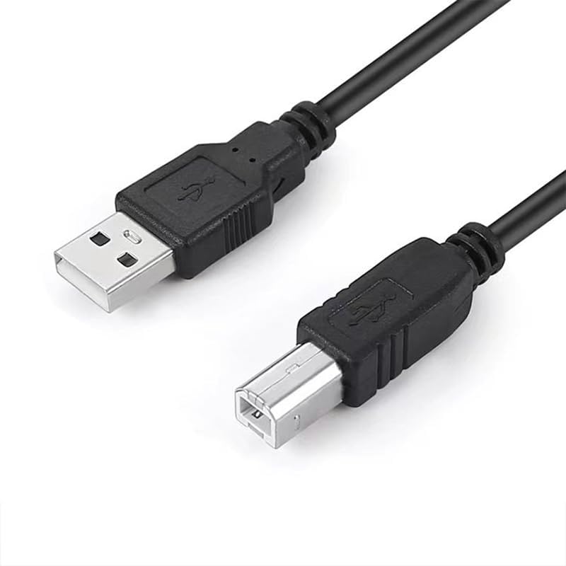 PrimeX PX-Y15 1.5 Metre Siyah USB Yazıcı Kablosu, USB-A to USB-B Printer Kablo, Yazıcı Tarayıcı Fotokopi Cihazı Bağlantı Kablosu, PC Laptop USB-B Girişli Yazıcılar ile Uyumlu
