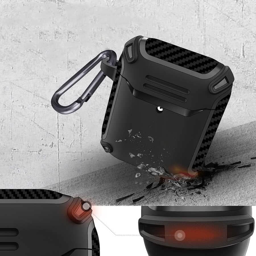Airpods Pro/Airpods Pro 2 ve Airpods 3.Nesil ile uyumlu Kulaklık Kılıf Dayanıklı Fundamental Toz ve Kirden Koruyan Airpods Serileri uyumlu ile uyumlu Kılıf (Haki, Airpods Pro)
