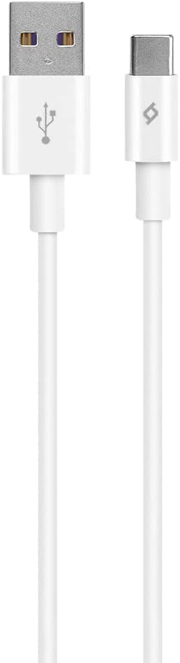 Type-C USB 2.0 5A Süper Hızlı 1m Şarj Kablosu, Beyaz