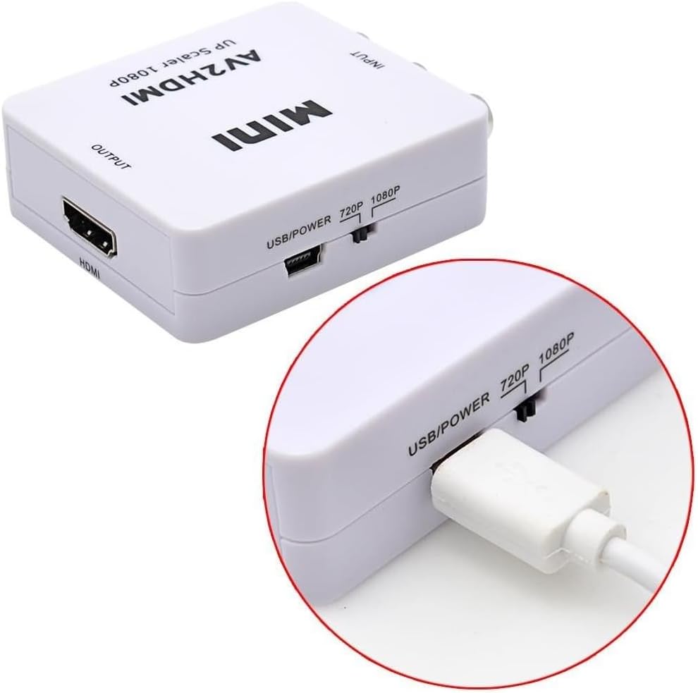 5345 Rca Av To Hdmı Çevirici Dönüştürücü Adaptör Rca Ve Scart Portlu Cihazları Artık Rahatlıkla Hdmı Portu Olan Cihazlara Bağlayabilirsiniz.