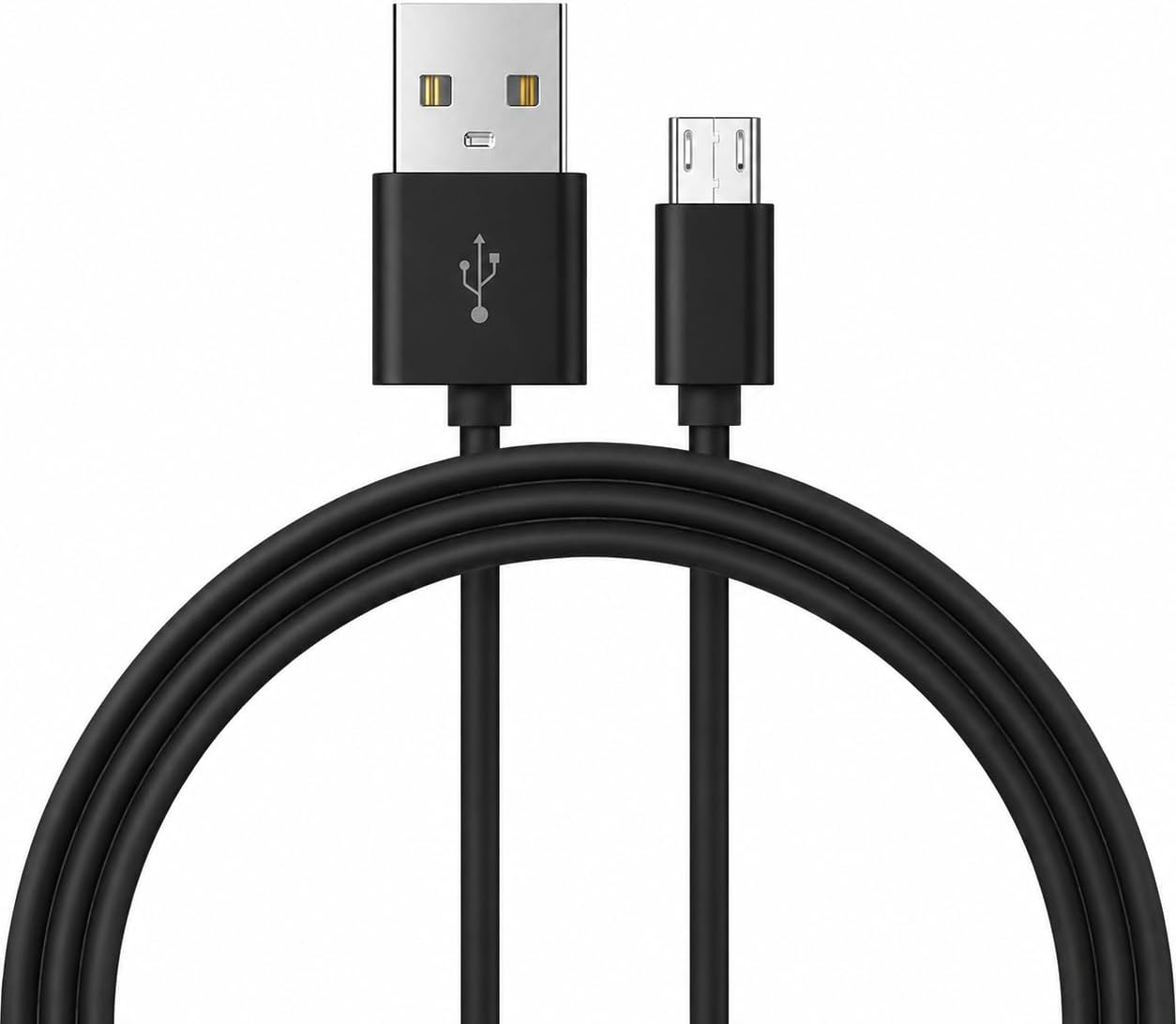 USB Micro Şarj Kablosu 3 Metre Uzun Kablo Hızlı Şarj Destekli USB Charging Data Sync Kablo High Speed Charging Enerji Tasarruflu Uzun Mesafe Kullanım İçin USB Input Uyumlu | ZR927