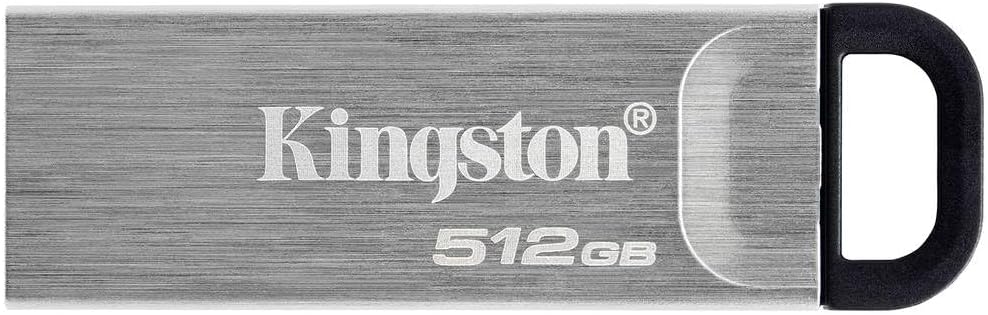DataTraveler Kyson USB 3.2 Gen 1 USB bellek 512 GB - şık, kapaksız metal gövdeli