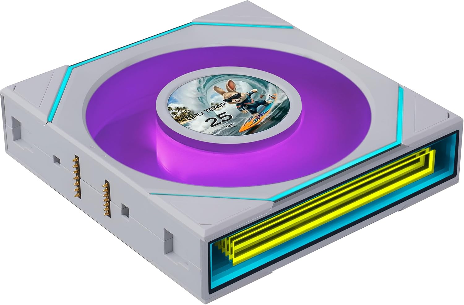 UNI FAN SL INF LCD FLEX 1x120mm Beyaz Kasa Fanı (G9F.12SLIND1F1W.00)