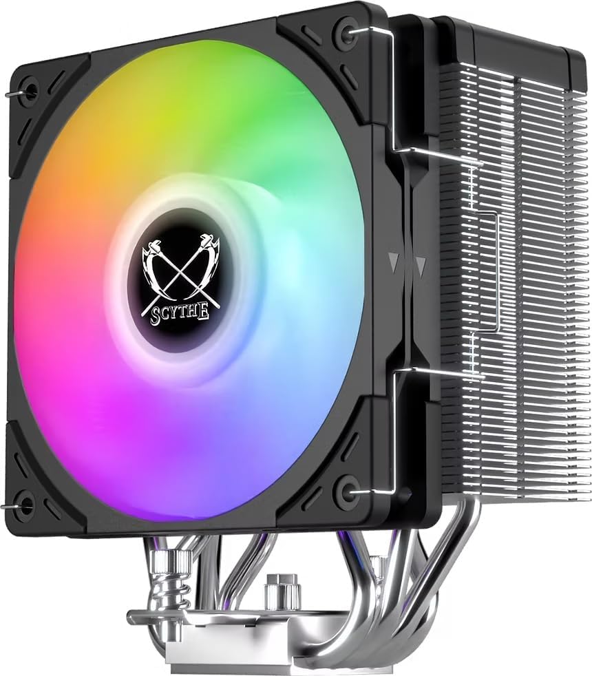 MARK 4 ARGB SCKTT-4000AR Original Tasarım 12 cm Intel LGA1700, LGA1151, AMD AM5, AM4 Desteği, 120mm,Yan Akışlı İşlemci Hava Soğutucusu