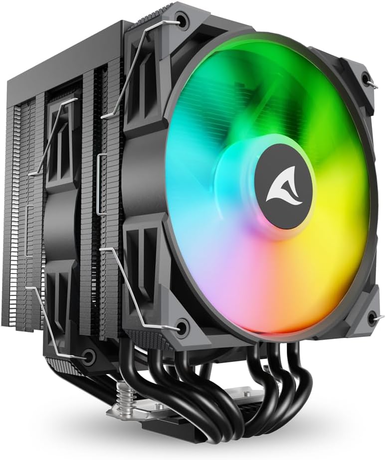 FAN CPU FAN AMD/INTEL RGB A60 RGB BLACK