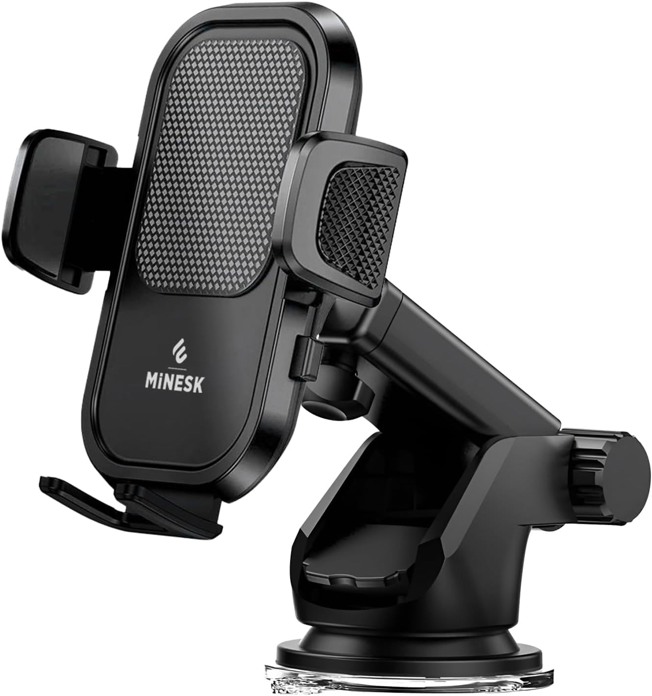 Otomatik Klipsli Araba Telefon Tutucu Cam Ve Torpido için Yüksek Kalite Yapışkan, Ayarlanabilir Yükseklik ve Yakınlık Ergonomik Tasarım