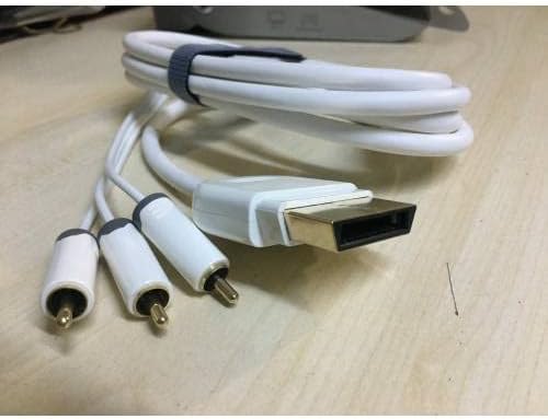 Ekstra Kaliteli 2 Metre XBOX 360 X BOX RCA Kablo 3 RCA LALE