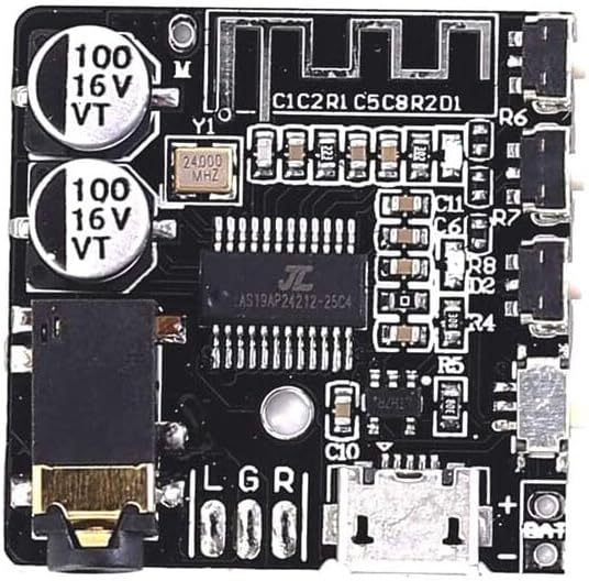 ® Bluetooth 5.0 Ses Müzik Alıcı Modülü Devre Kartı 5V Alıcı 3.5mm Stereo Jack