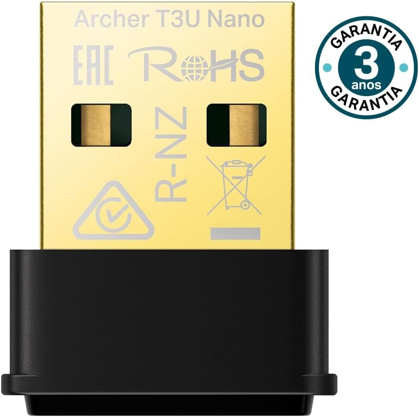 Archer T3U, AC1300 Mbps, Çift Bant, USB 2.0, Nano Wi-Fi 5 USB Adaptör