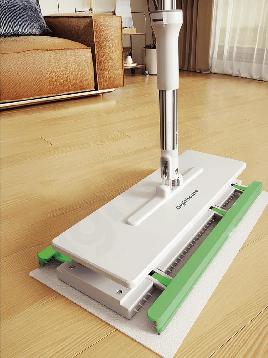 One Click Akıllı Mop Paleti XL 32cm Tembel Mop El Değmeden Islak Havlu Ve Bez Kullan At Otomatik DGT-101