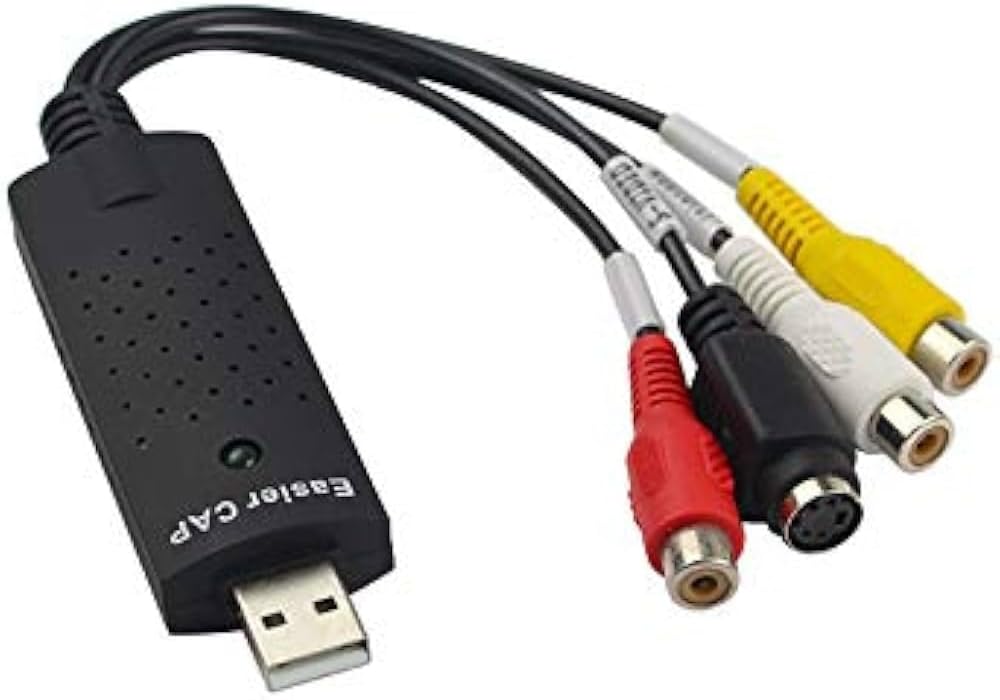 4882 USB Rca Capture Easycap Kamera Uydu Kayıt Kartı (Android Destekli)