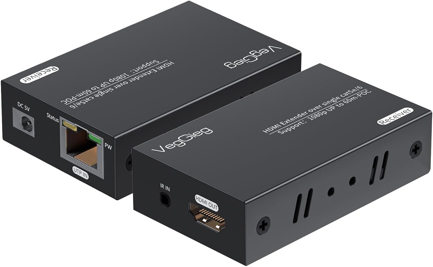 HDMI Cat6 60 Metre TV Extender Alıcı Verici Adaptör