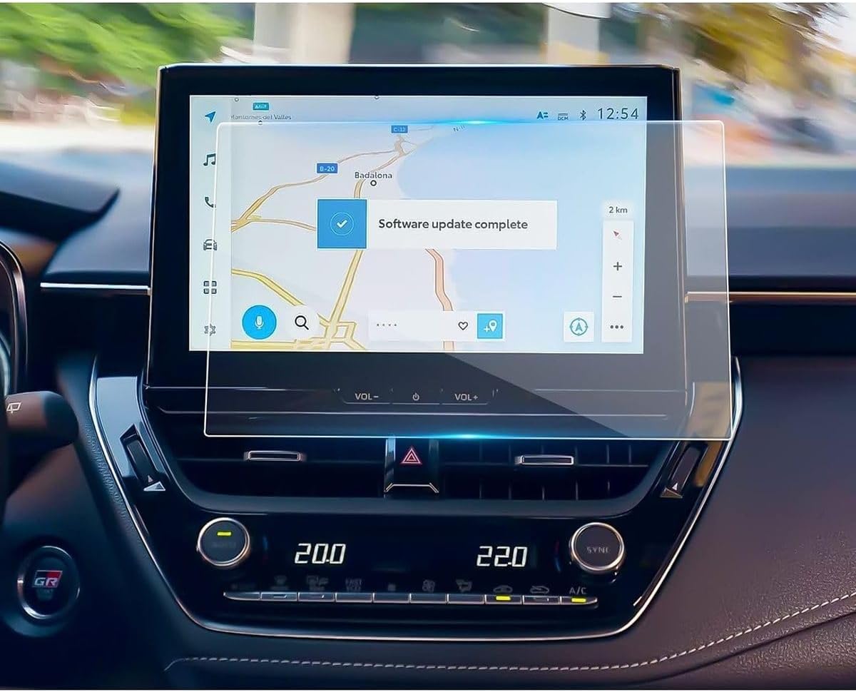 Toyota Corolla Cross ile uyumlu 2022 2023 2024 2025 2026 Model 10.5 inç Navigasyon 9H Nano Ekran Koruyucu