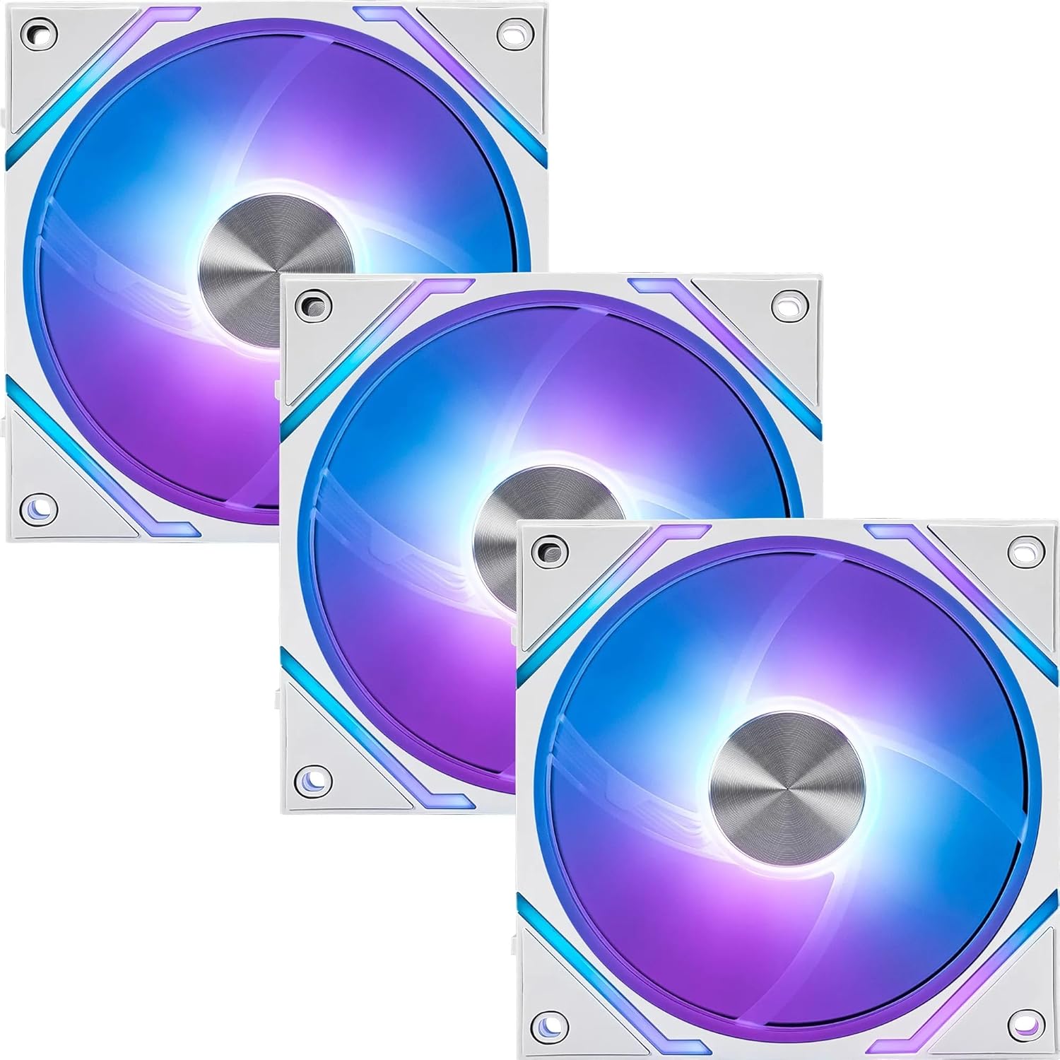 MPG EZ120 ARGB WHITE-3W 2000RPM 3 'lü Fan Seti