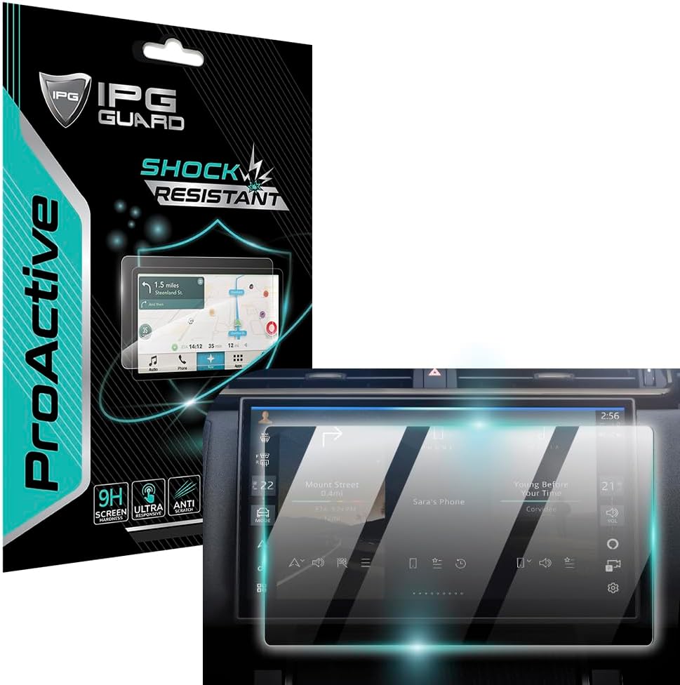 Land Rover 2024 Range Rover Velar & Evoque 11.4 Inch Navigation için 9H Nano ProActive Ekran Koruyucu, Pürüzsüz Cam Bitiş, Duyarlı Dokunmatik Hassasiyet, Darbeye Dayanıklı