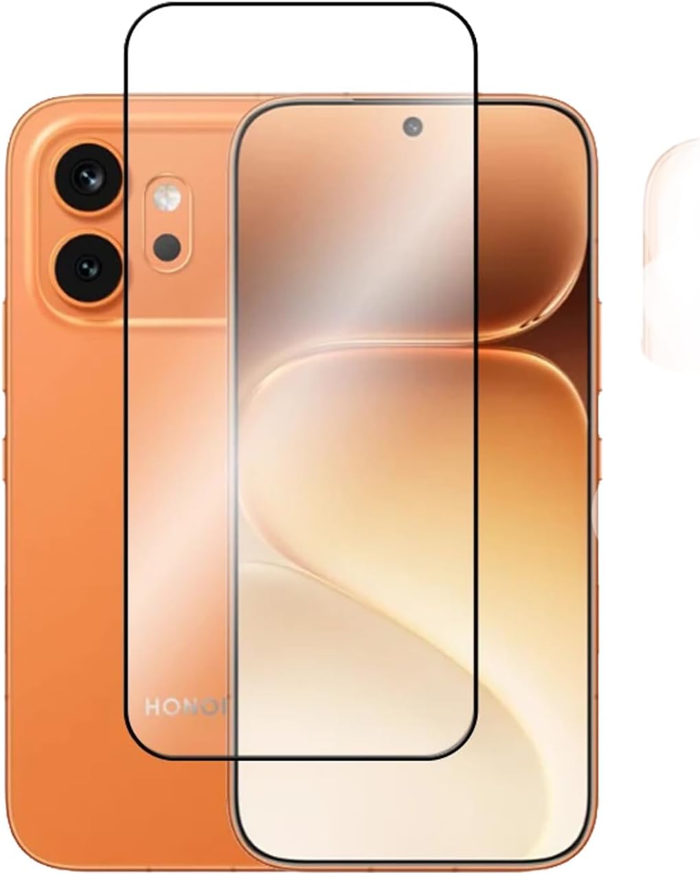 Honor 600/600 Pro ile Uyumlu 9H Temperli Full Ekran Antistatic Çerçeveli Ekran Koruyucu CamHonor 600/600 Pro için Ekran Koruma Camı Diamond Glass