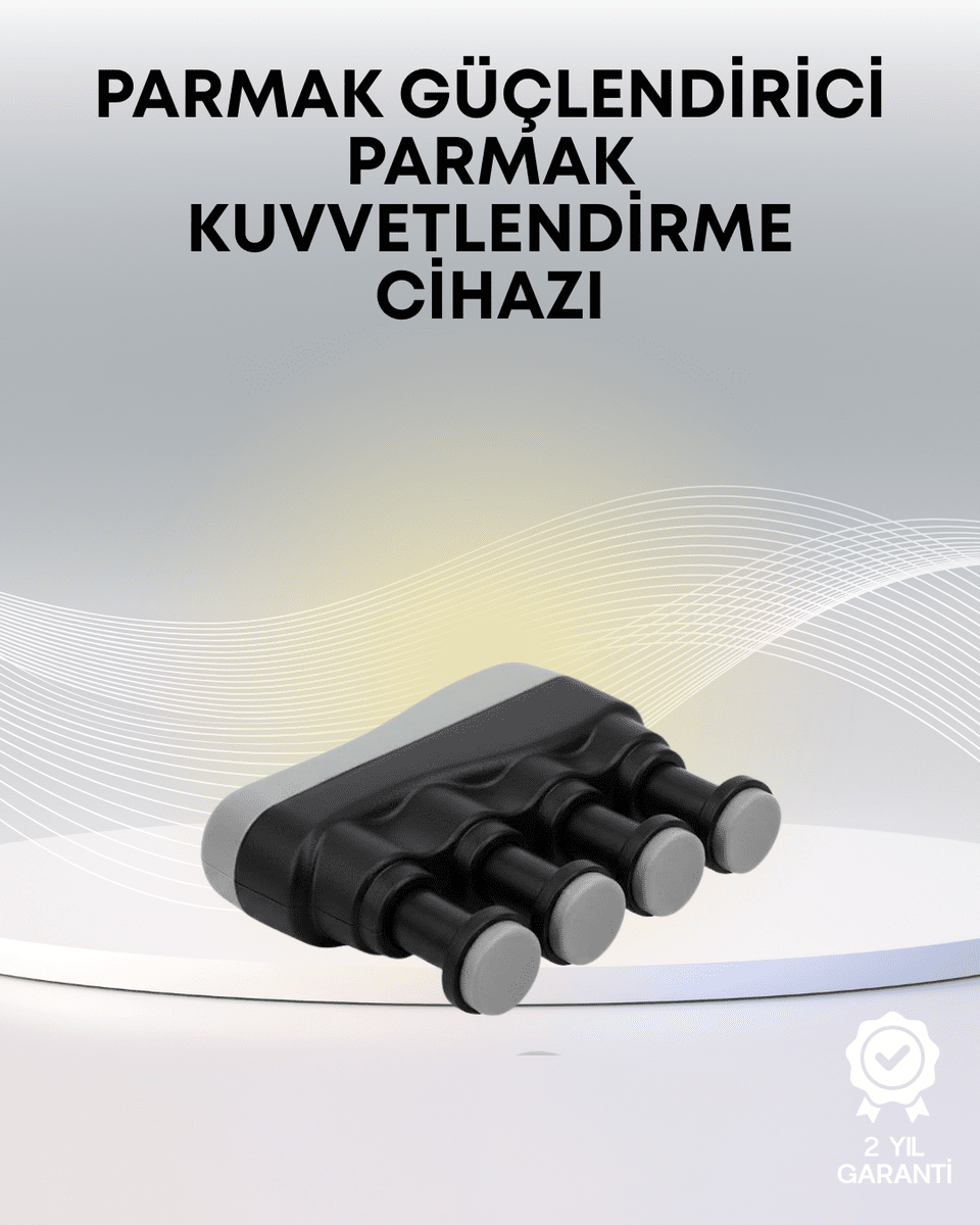 Ergonomik Parmak Egzersiz Aleti El ve Bilek Güçlendirici