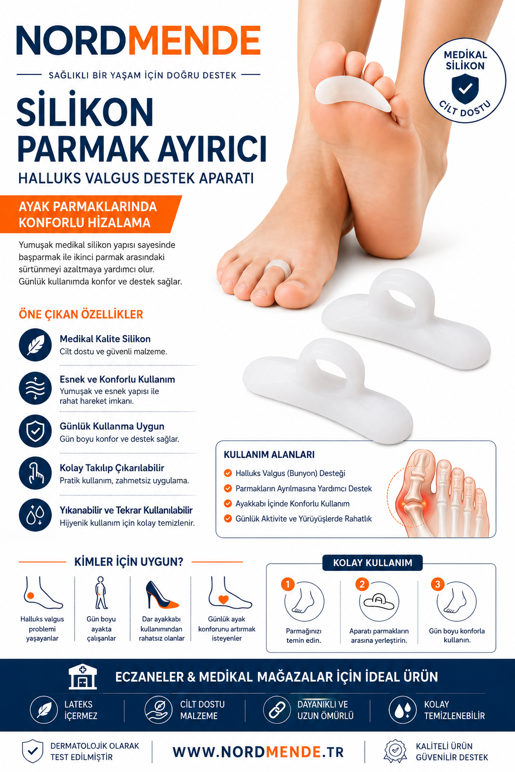 Silikon Çekiç Parmak Yastığı BUNYON 12-392