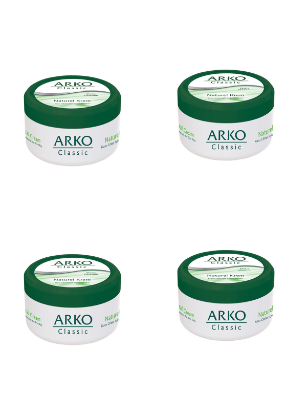 4 ADET ARKO CLASSİC NATUREL EL KREMİ 150ML