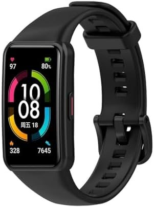 Huawei Honor Band 6 Uyumlu Kordon – Ayarlanabilir Silikon Kayış, Ter ve Suya Dayanıklı, Kolay Takılabilir Akıllı Saat Kayışı - KRD-47