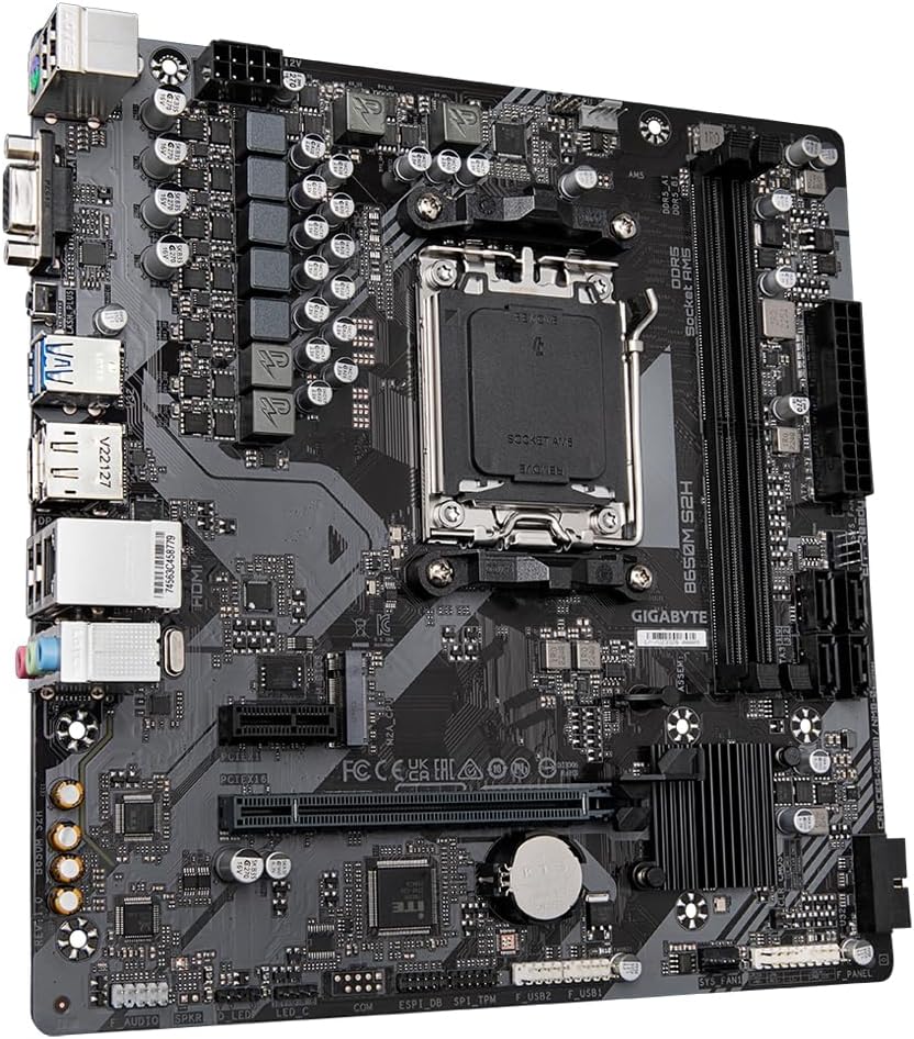 B650M S2H AMD Soket AM5 DDR5 6400(OC) MHz mATX Gaming (Oyuncu) Anakart