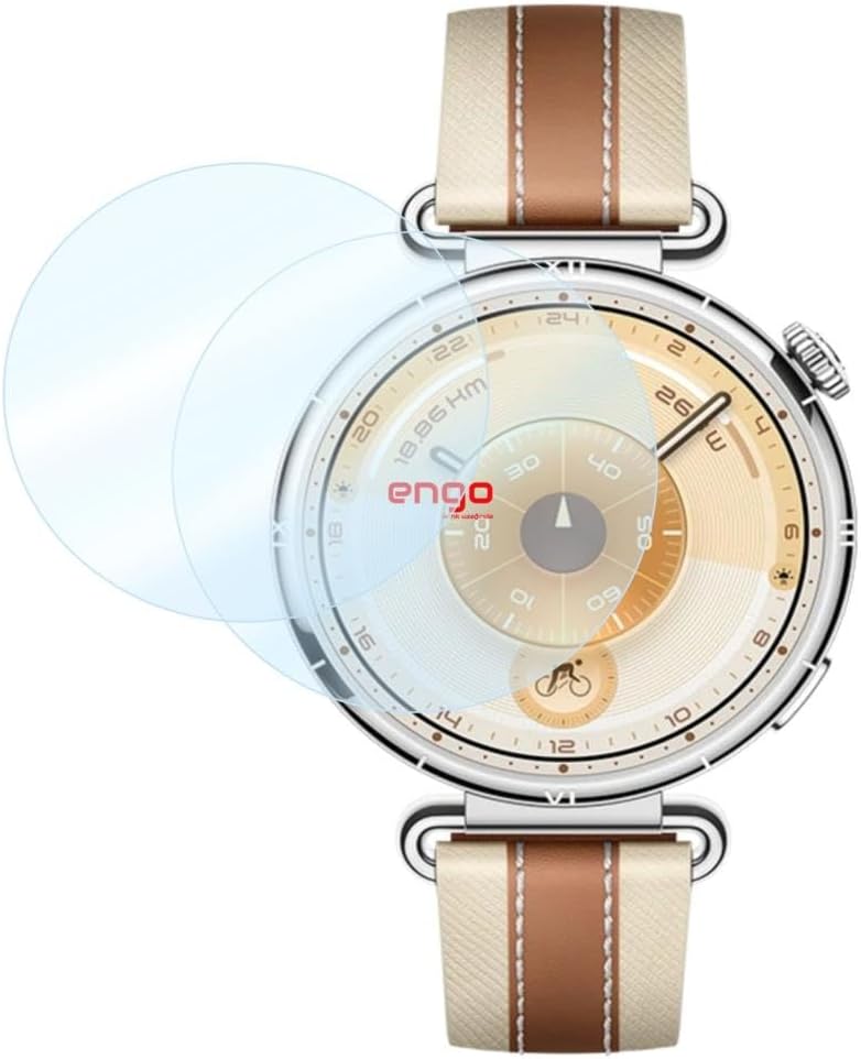 Huawei Watch Gt 6 41mm İle Uyumlu Ekran Koruyucu Çizilmeye Dayanıklı Akıllı Saat Koruması, 9H Temperli Kırılmaz Esnek Nano Cam, Hd Şeffaf 2 Adet