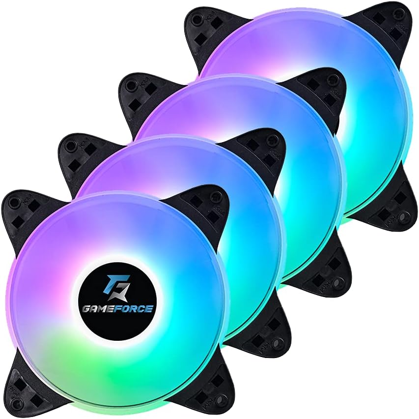 MIDLIGHT 4x120mm A-RGB Sese Duyarlı Kasa Fanı