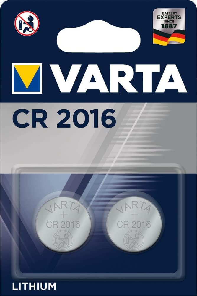 CR2016 düğme pil, 2 adet, lityum madalyon, 3 V, çocuklar için güvenli ambalaj, elektronik küçük cihazlar için - araba anahtarı, uzaktan kumanda, tartılar