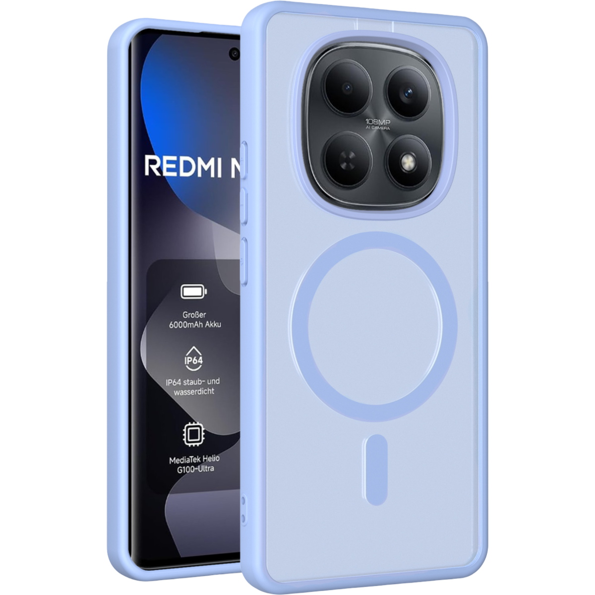 Joko Xiaomi Redmi Note 15 Pro 4G Jota Magsafe Kapak - Açık Mavi