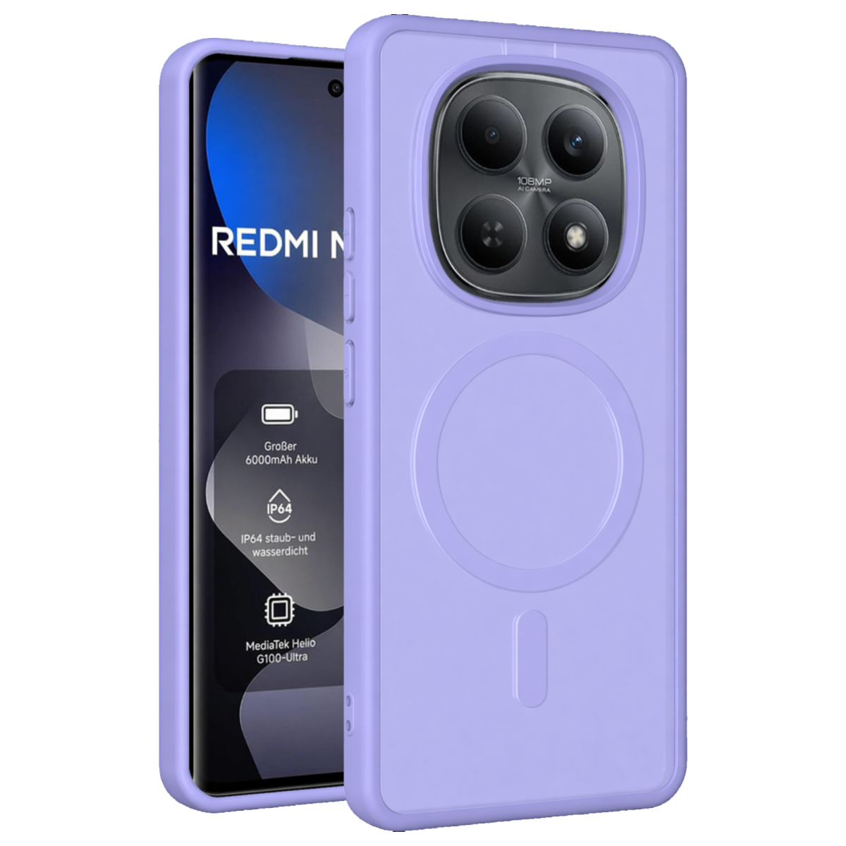 Joko Xiaomi Redmi Note 15 Pro 4G Jota Magsafe Kapak - Lila
