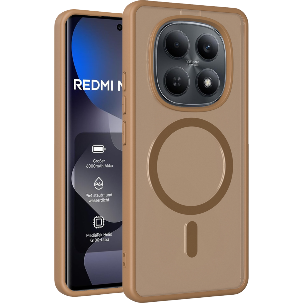 Joko Xiaomi Redmi Note 15 Pro 4G Jota Magsafe Kapak - Çöl Titanyum
