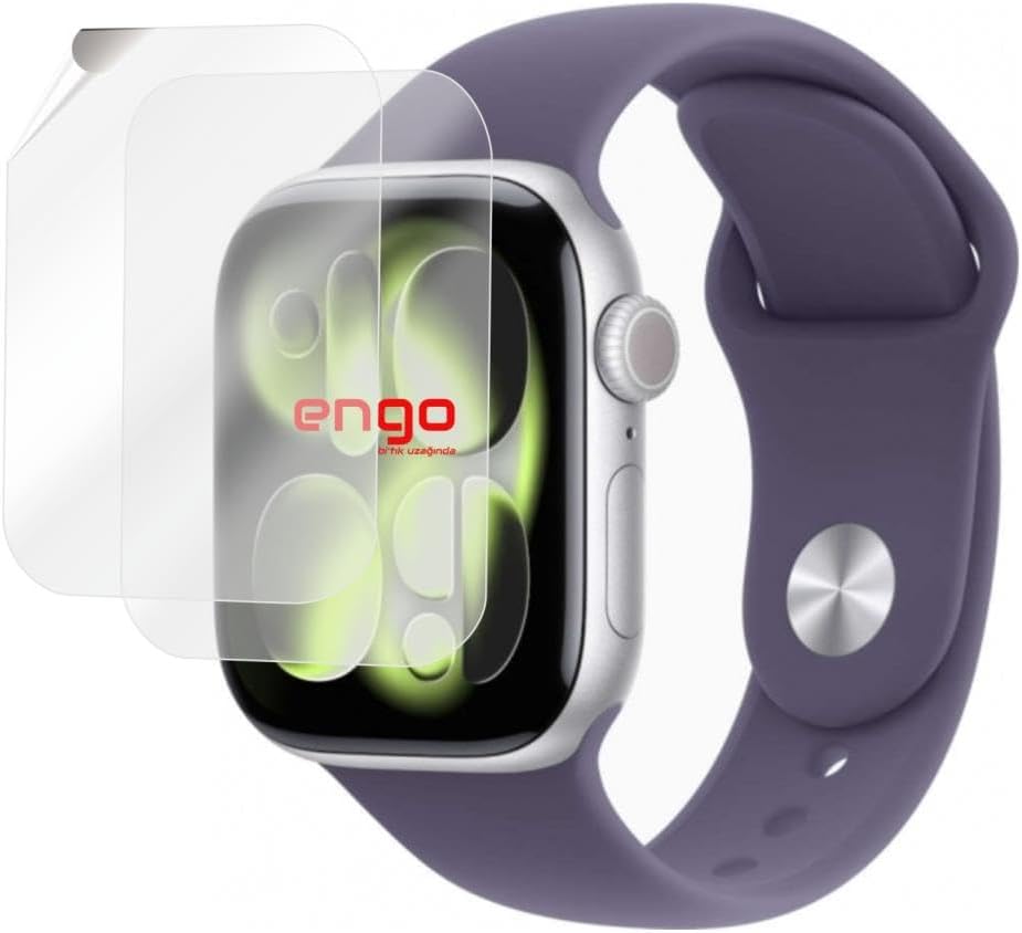 Apple Watch 11 46mm İle Uyumlu Ekran Koruyucu, Tam Kaplayan Akıllı Saat Koruması, Çizilmeye Dayanıklı Tpu Koruma 2 Adet, Hd Şeffaf