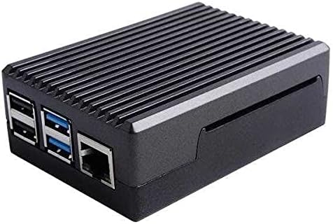 Raspberry Pi 4 Alüminyum Muhafaza Kutusu (Soğutmalı) - Siyah