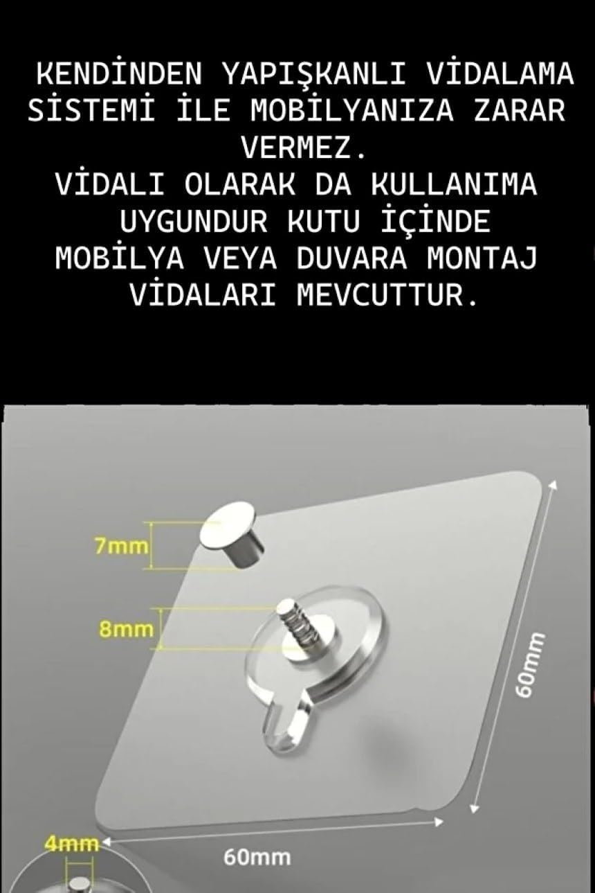 Y Tipi Mobilyaya Kendinden Yapışkanlı Led LCD Plazma TV Televizyon Askısı Sabitleme Çoçuk Deprem Koruma Güvenlik Kemeri