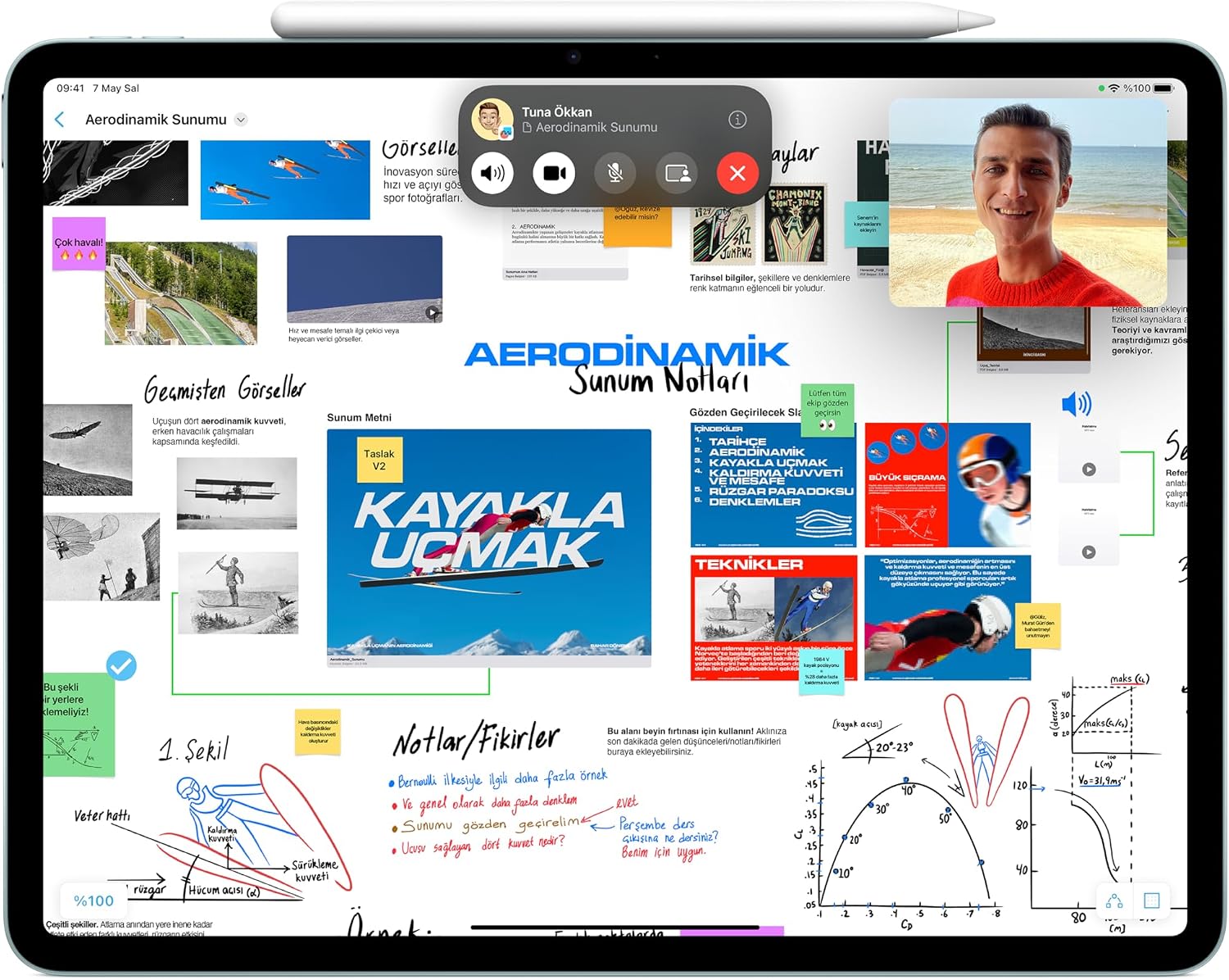 Pencil Pro: Not Almak, Çizim Yapmak ve Sanat için Gelişmiş Araçlar, Mükemmel Piksel Hassasiyeti, Eğime ve Kuvvete Duyarlılık ile Sektör Lideri Düşük Gecikme Süresi. Manyetik Olarak Yapışır