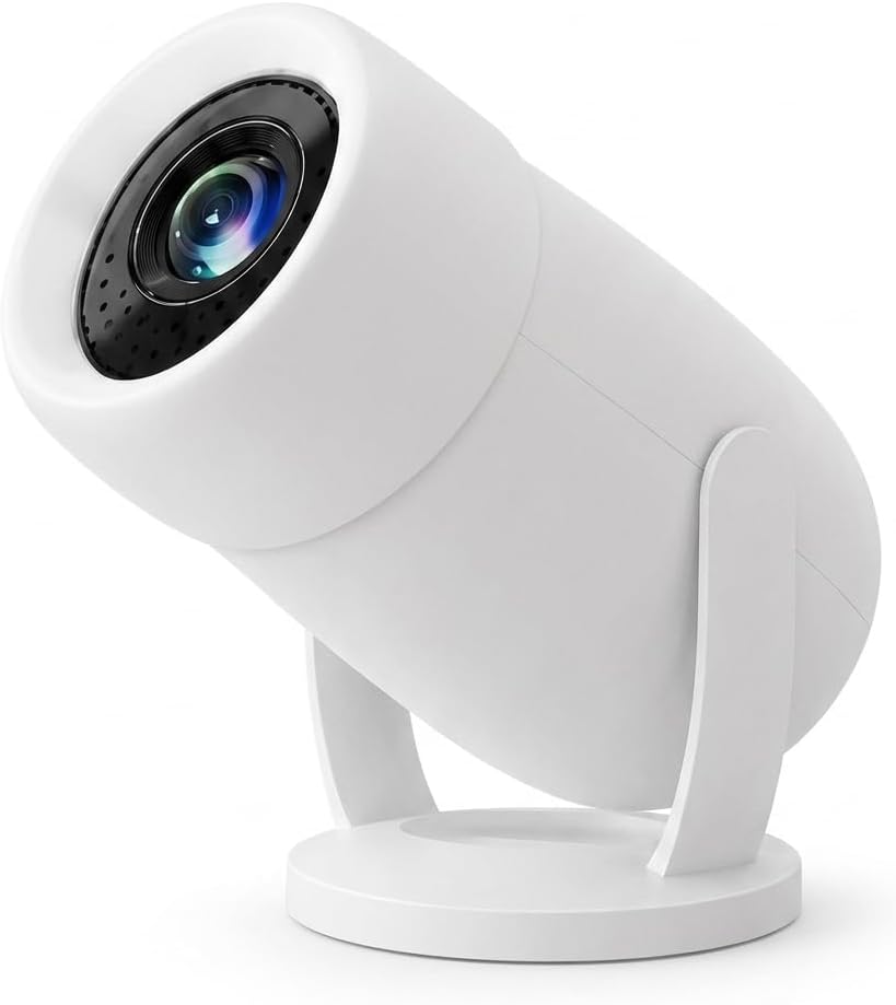 Taşınabilir 4K Android Projektör Wifi Bluetooth Destekli Akıllı Sinema Projeksiyon Cihazı Ekran Yansıtma