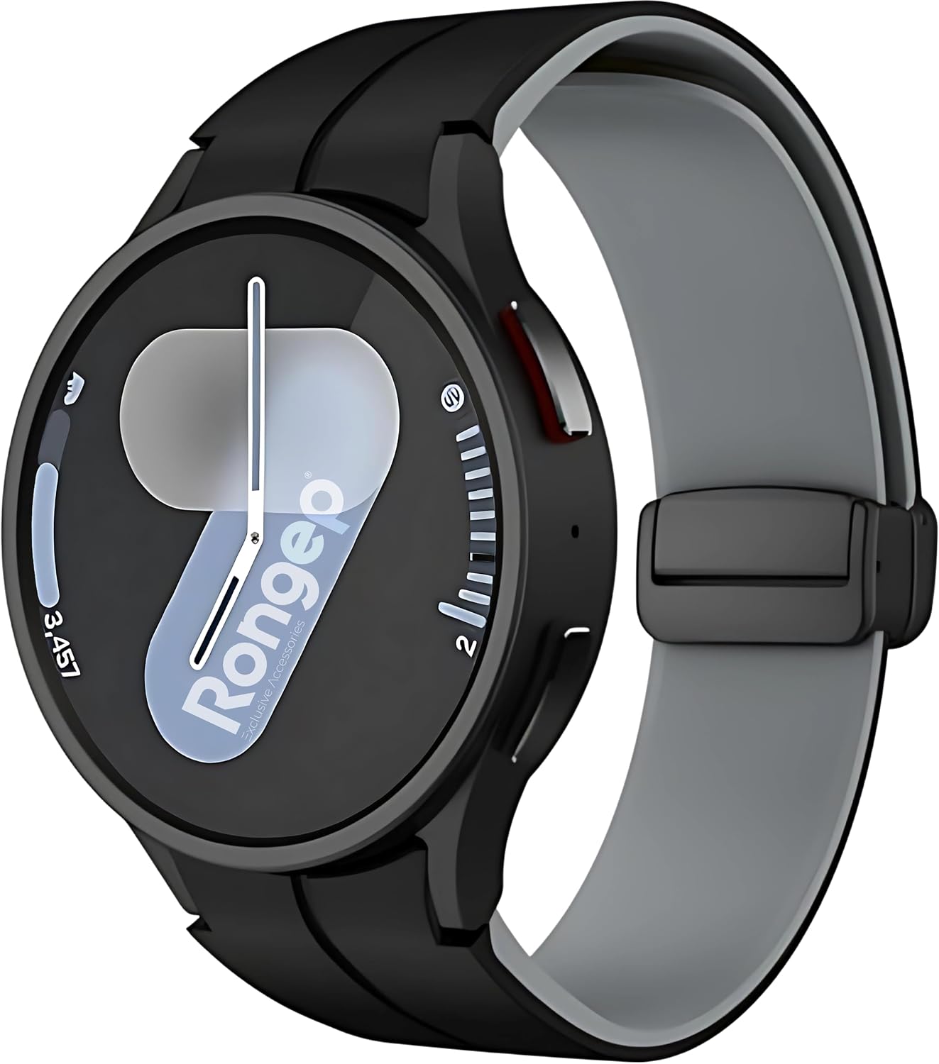 Samsung ile Uyumlu Spor Tasarım Flex Loop 20mm Kordon Galaxy Watch 7/6/5/4 Serisi için Galaxy Watch 7 Kordon (40mm/44mm) Watch 6/4 Classic (47/43/42mm) Watch 5 Pro Uyumlu