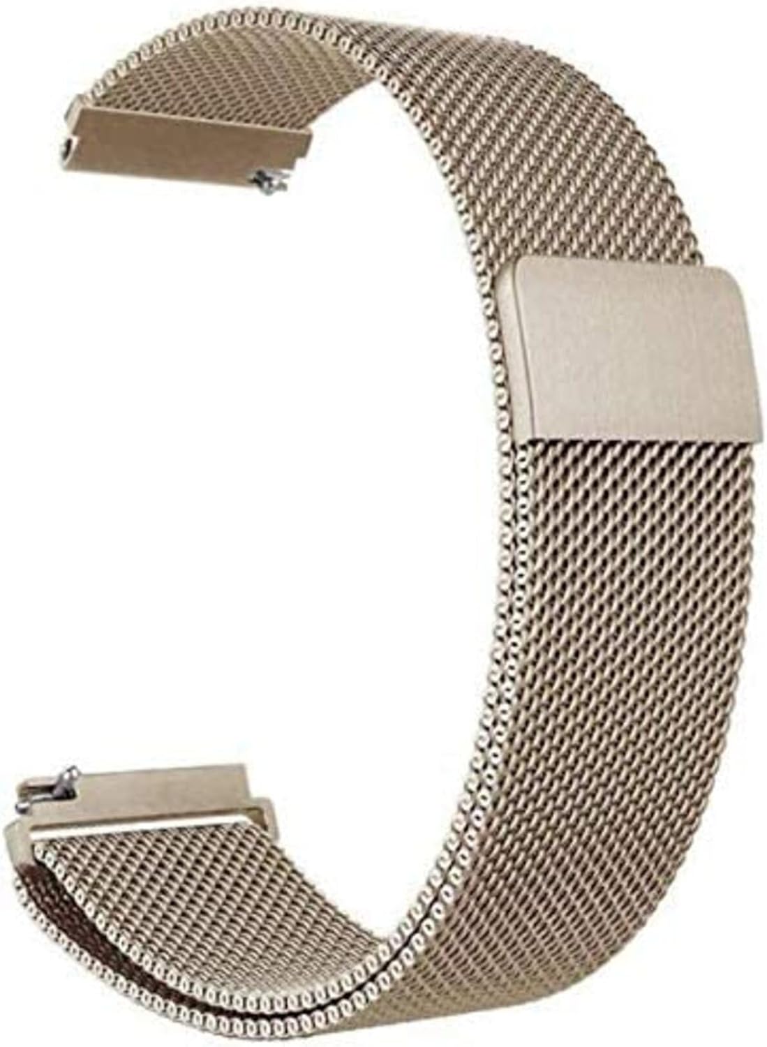 Huawei ile uyumlu Watch GT 6/5/4 41mm -GT 5 Pro 42mm Üniversal Akıllı Saat 18mm Kordon Milano Loop Metal Kordon - Kahverengi