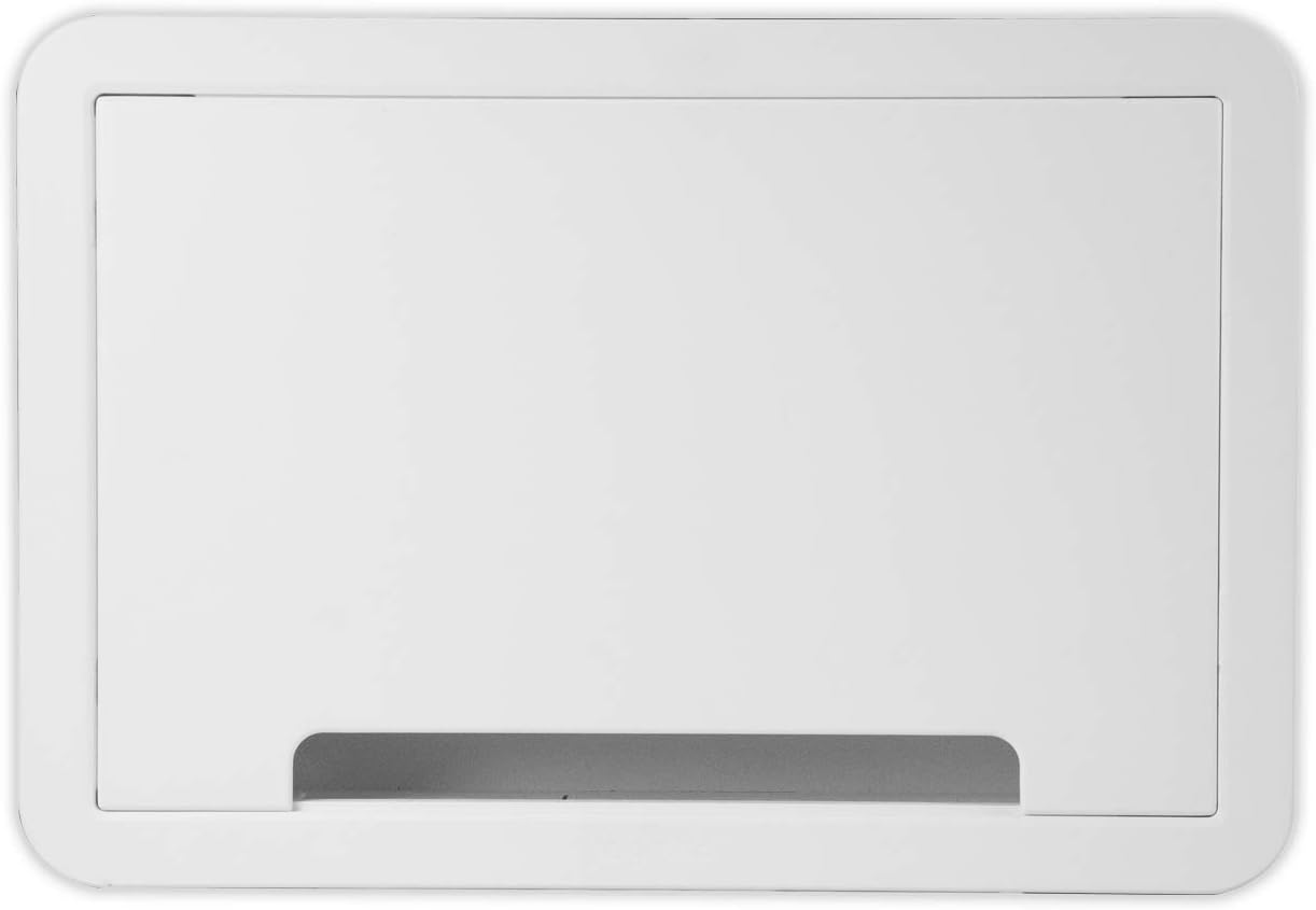 Legrand - OnQ Kablo Yönetimi, Yapısal Ortam Muhafazası, Duvar İçi Muhafaza, TV Ev Sineması Kutusu, Gömme Saklama Kutusu, Çift Amaçlı, 9 İnç, Beyaz (ENP0900-NA)
