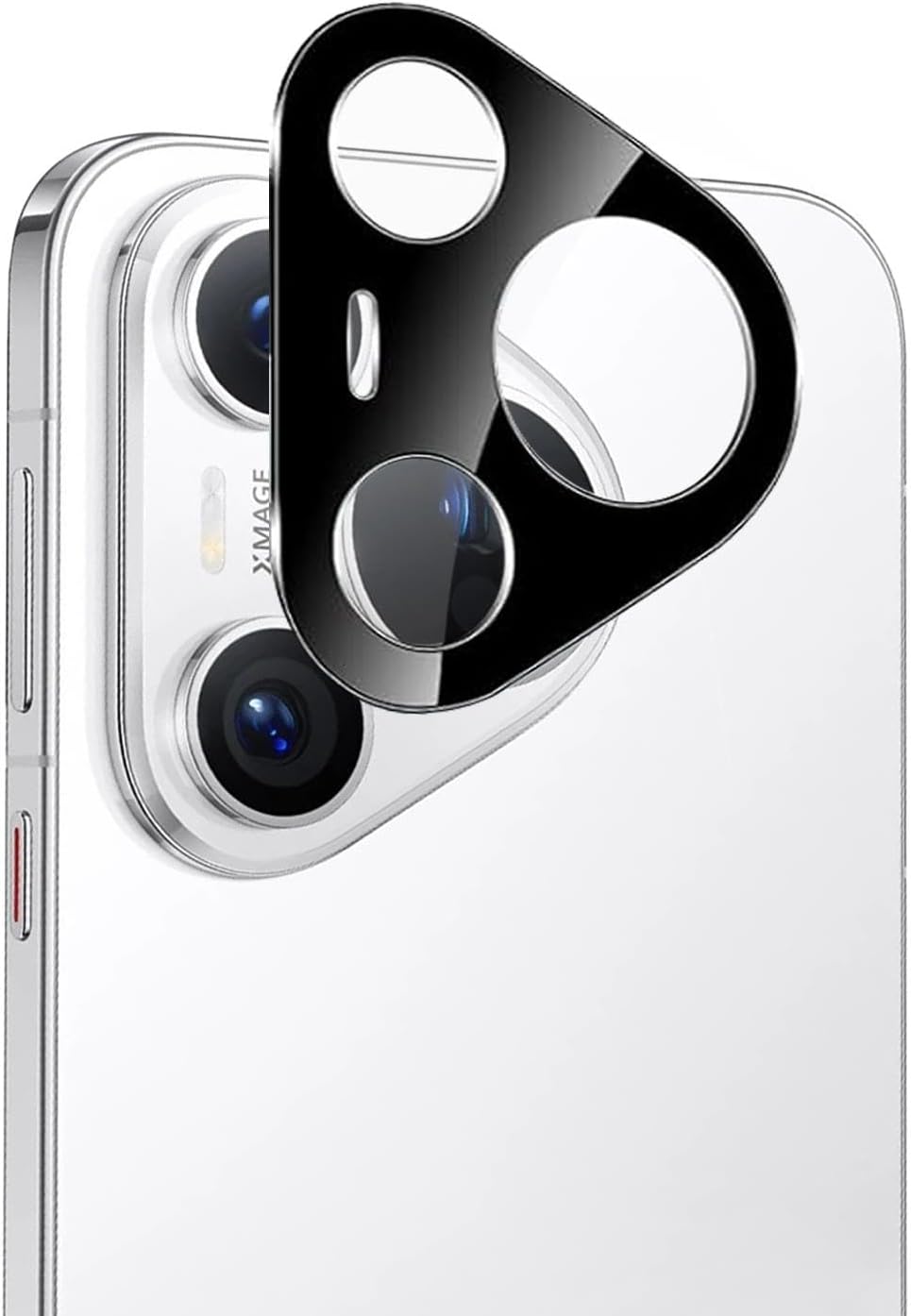 Huawei Pura 70 Kamera Lens Koruma Camı V2 Siyah [Pura 70 ile Uyumlu Ekran Koruyucu - Siyah]