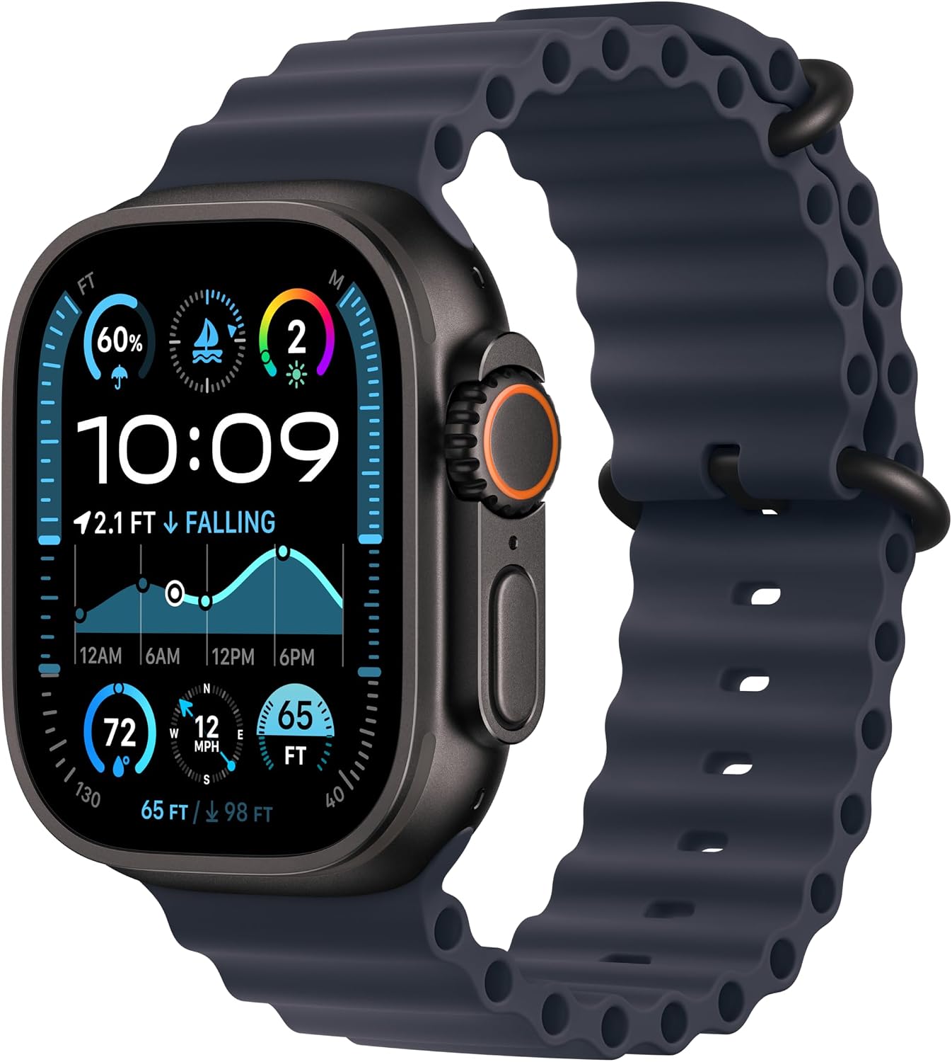 Watch Band - Ocean Band - 49 mm - Navy - XL