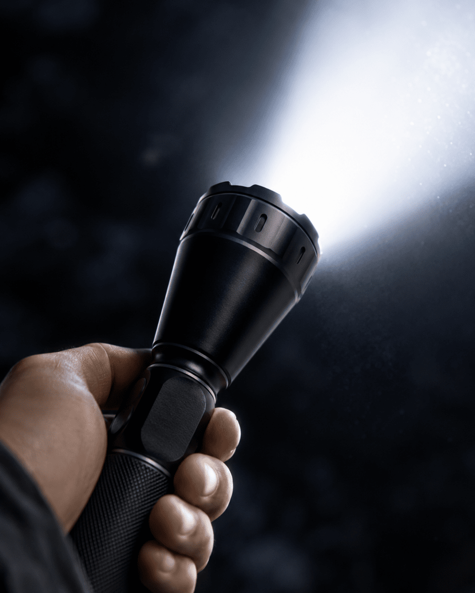 60W Profesyonel Şarjlı El Feneri 9000mAh Güçlü LED Aydınlatma