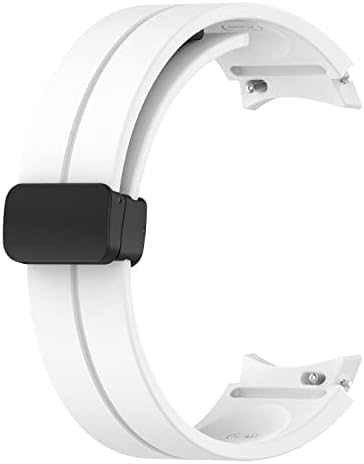 Samsung Galaxy Watch 6 44mm için Kordon Ribbon Line Beyaz [Galaxy Watch 6 44mm ile Uyumlu Kordon - Beyaz]